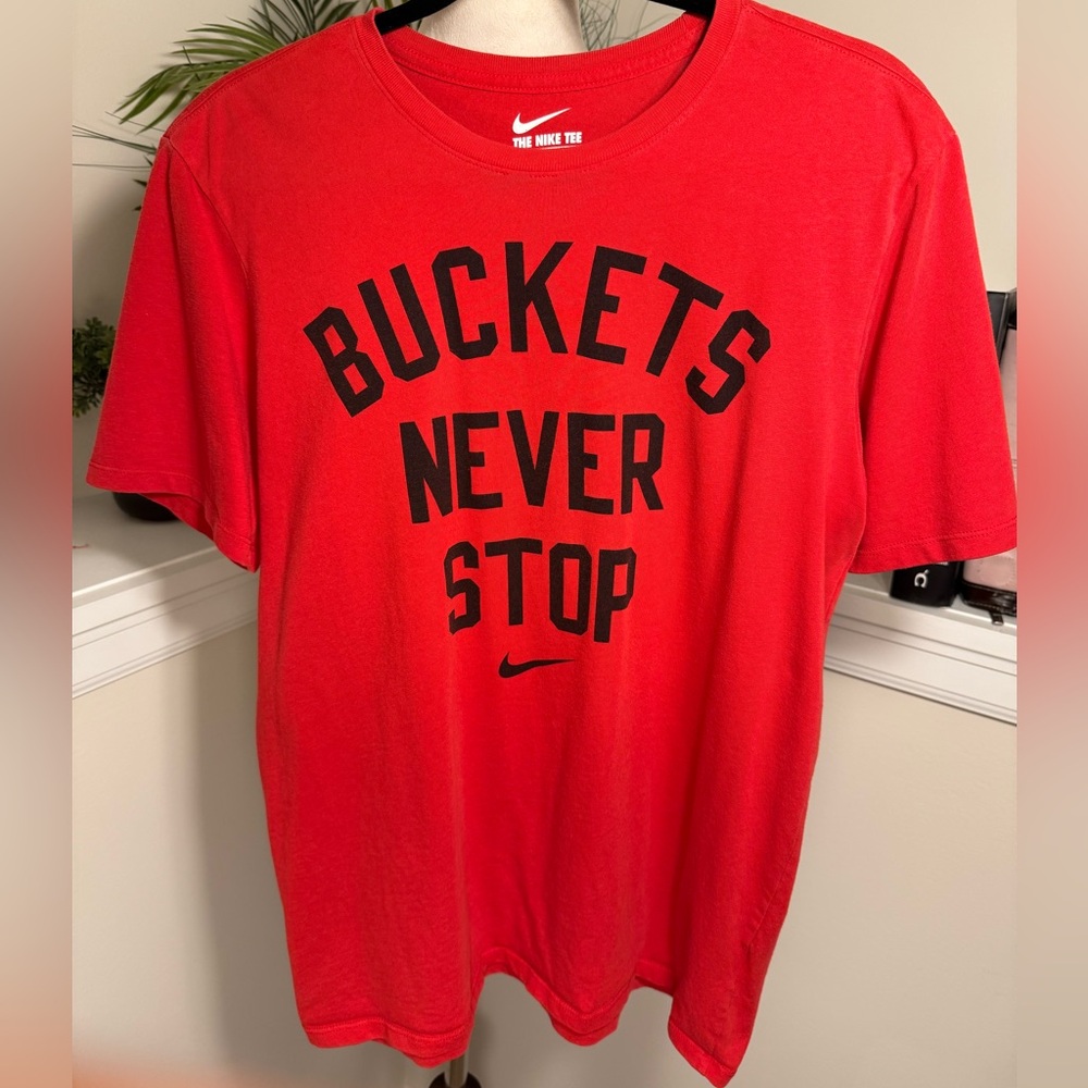 Nike Dri Fit Buckets Never Stop T Shirt Size M